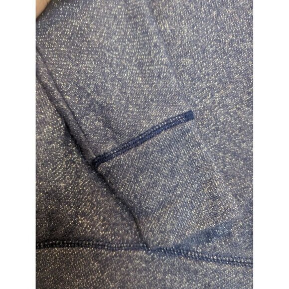Aerie Sparkle Navy Blue Cowl Neck Sweatshirt Women's XS - Picture 5 of 5